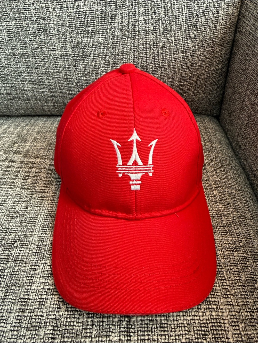 Maserati Red Trident Logo Adjustable Baseball Cap Hat